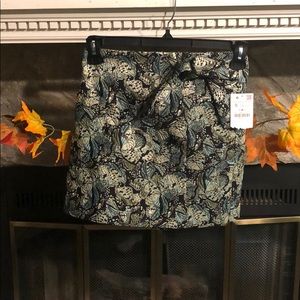Zara printed mini skirt